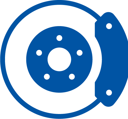 brake blue icon
