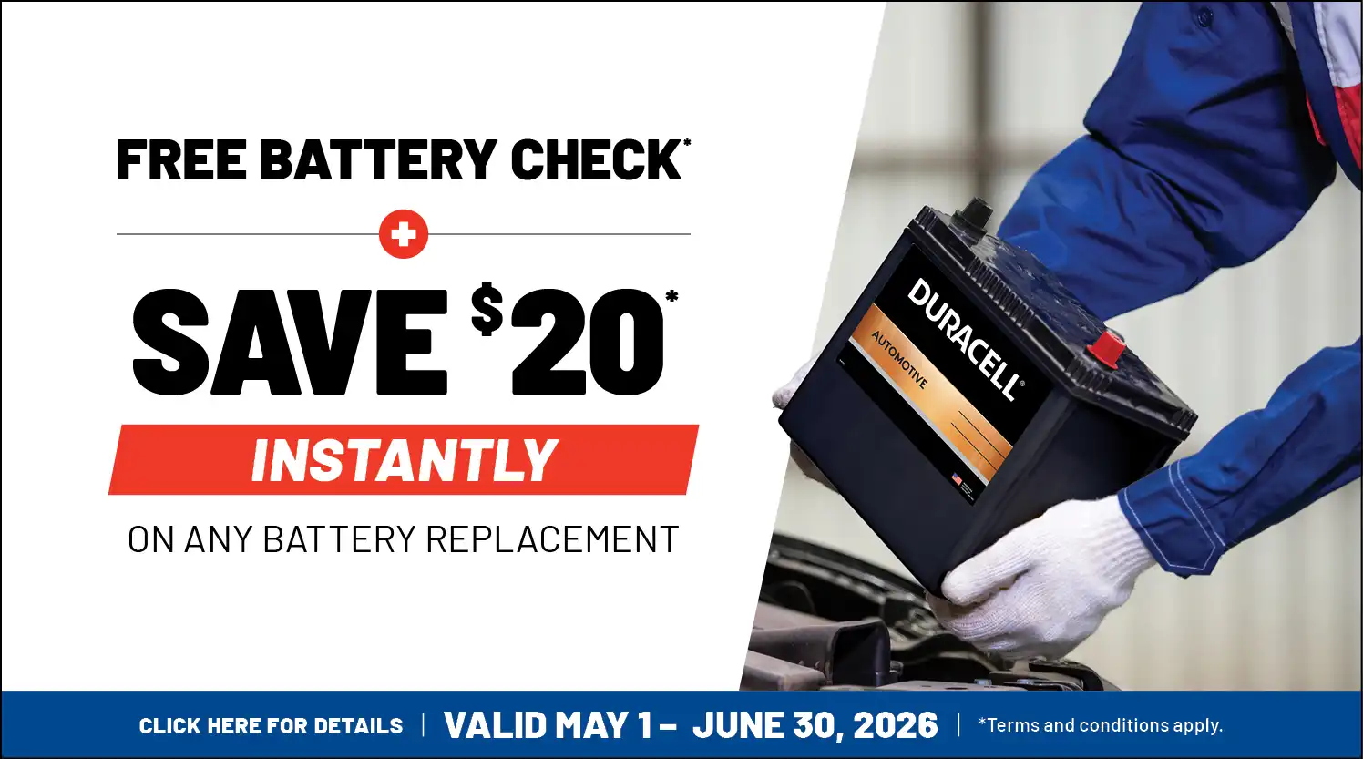 Monro battery offer – Save $20 plus free installation on car batteries this June